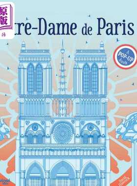 进口原版 *【法国英文版】巴黎圣母院立体书 2024年英文版 Notre Dame de Paris Ed anglaise 法文原版 David Hawco   Nuinui jeun