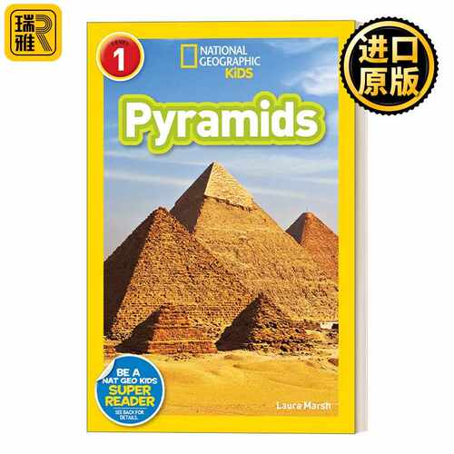 进口原版 英文原版 National Geographic Kids Readers L1 Pyramids 国家地理儿童分级读物第1级 金字塔 英文版 进口英语原版书