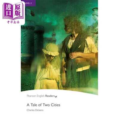 进口原版 *Pearson English readers双城记A Tale of Two Cities培生英语分级读物5级 高中 蓝思值710L中心词2300    Pearson EdＵ