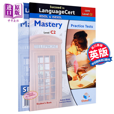 进口原版 *朗思国际通用英语测试 SＵＣceed in LanguageCert CEFR C2 Practice Tests GLOBAL ELT国际语言认证考试自