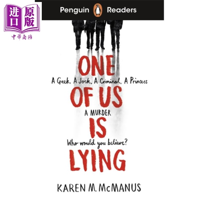 进口原版 *企鹅阅读第6级 谁在说谎 ELT分级阅读 One Of Us Is Lying ELT Graded Reader 英文原版 Karen M McManus   penguin uk