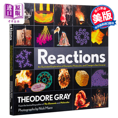 进口原版 *视觉之旅 奇妙的化学反应 彩色典藏版 Reactions An Illustrated Exploration 英文原版 Theodore Gray    Black Dog &