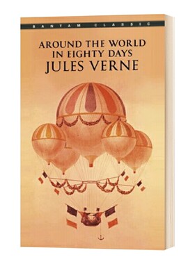 进口原版 八十天环游地球 英文原版Around The World In 80 Days环游世界80天环球旅行记 经典文学世界名著 Jules Verne凡尔纳