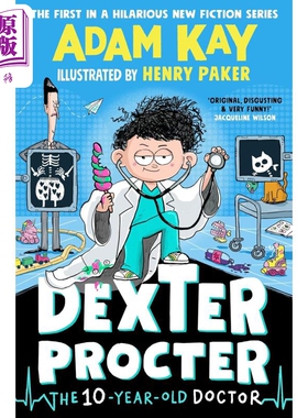 进口原版 *十岁的医生德克斯特 平装 Dexter Procter the 10 Year Old Doctor 英文原版进口童书 小初文学 儿童小说   Puffin UK