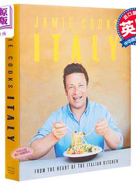 进口原版 *与杰米一起烹饪：意大利菜 英文原版 Jamie Cooks Italy 西餐菜谱 Jamie Oliver   Michael Joseph