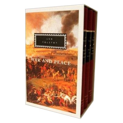 进口原版 英文原版 War And Peace 战争与和平 托尔斯泰 3册套装精装收藏版 英文版 Leo Tolstoy 进口英语原版书籍   Everyman
