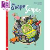 the Whats Other Shapes英文原版 Circle and 进口原版 Happening 图形景观 Fibrich 儿童绘本图画书 Albatros Lukas