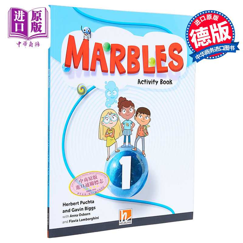 进口原版 *黑布林少儿英语课程 1级别 活动手册含在线资源A1/A1 剑桥YLE考试适用Marbles Activity Book 1  app  e-   HELBLING Pu