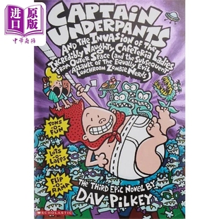 Dav Pilkey Captain Scholastic Malaysia Underpants 進(jìn)口原版