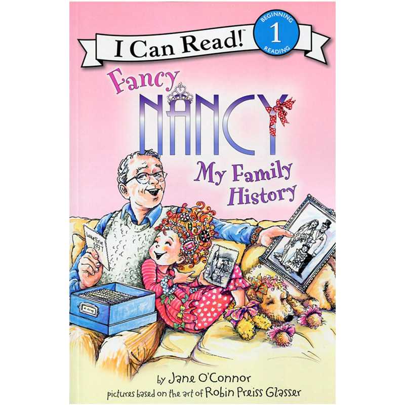进口原版 Fancy Nancy: My Family History I Can Read  Jane HarperCollins