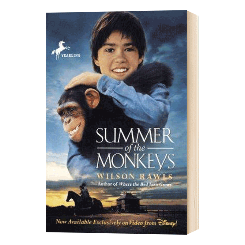 进口原版 猴子的夏天 英文原版 Summer of the Monkeys 英文版儿童文学小说 进口原版英语课外阅读书籍 全英文版进口原版英语书