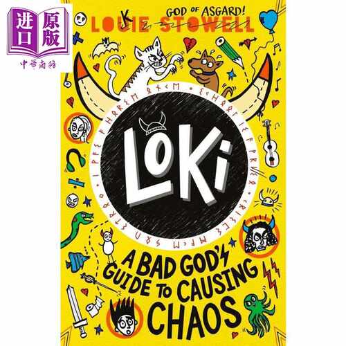 进口原版 *洛基日记5 Loki A Bad Gods Guide to Causing Chaos 英文原版 Louie Stowell 爆笑涂鸦   Walker Books Ltd