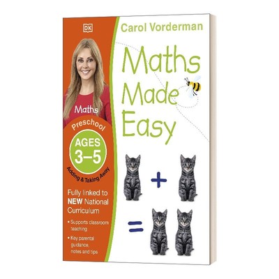 进口原版 英文原版 Adding and Taking Away Ages 3-5 Preschool DK数学一点通：加减法 英文版 进口英语原版书籍   DK