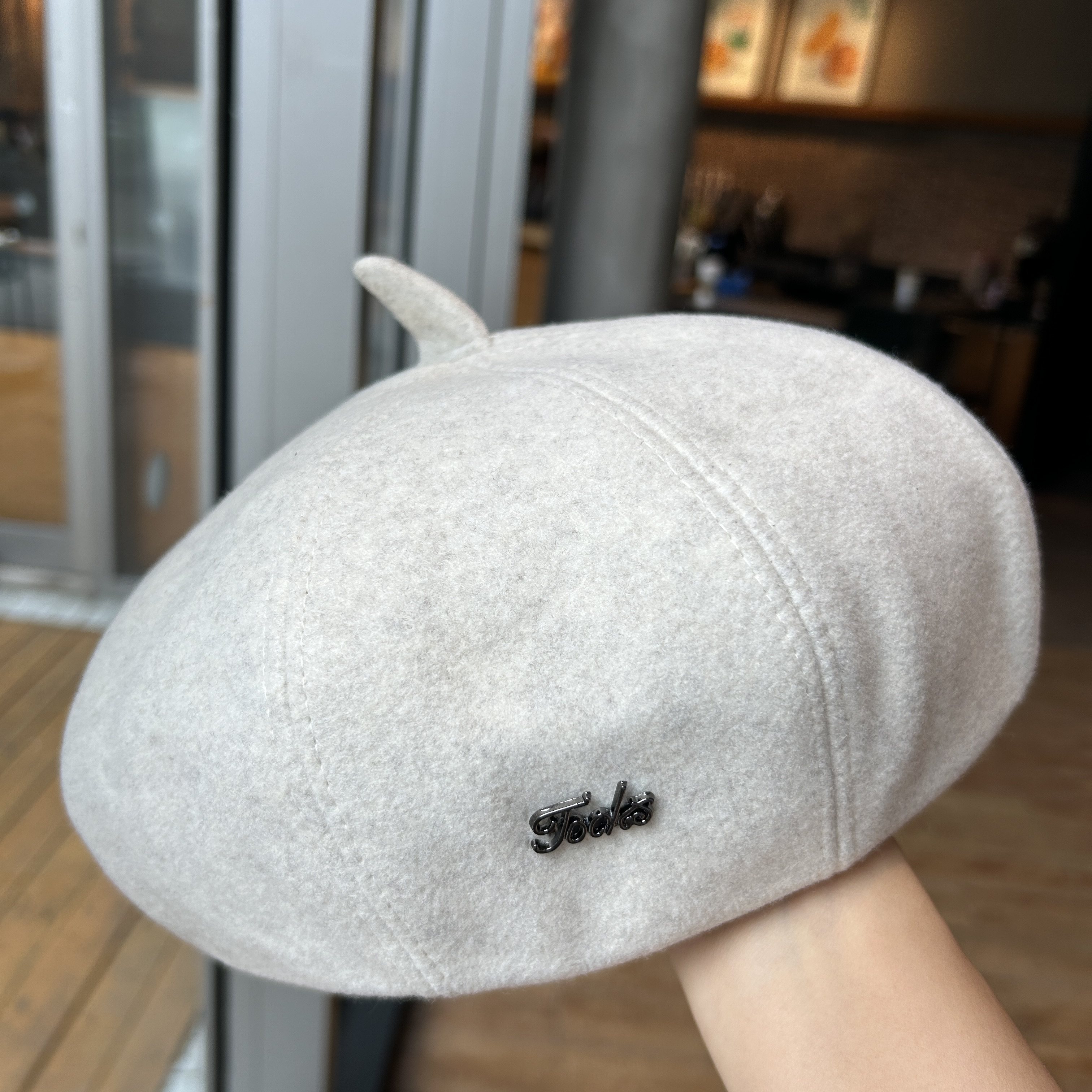 新款贝雷帽女秋冬季韩版毛呢帽子显脸小画家帽大头围英伦蓓蕾帽潮