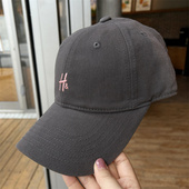 新款 遮阳帽宽帽遮休闲鸭舌帽潮 字母刺绣软顶显脸小棒球帽子女四季
