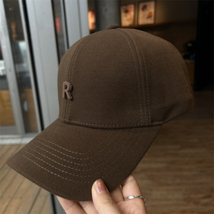 帽子女秋冬2025韩国羊毛呢鸭舌帽冬季百搭保暖棒球帽冬天潮牌男帽