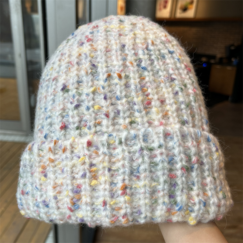 毛线帽逛街休闲女冬季护耳帽