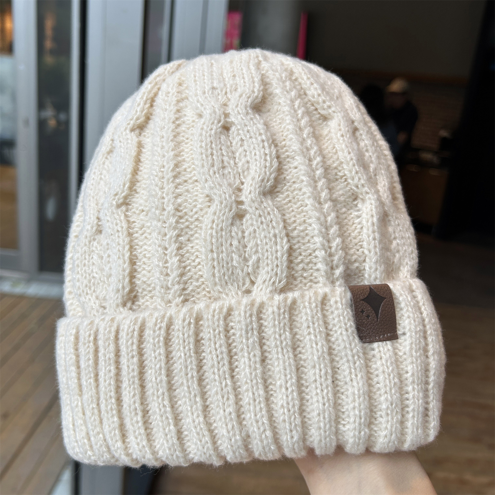 2025新款加绒毛线帽秋冬保暖