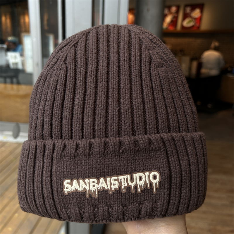 毛线帽逛街休闲男女冬季针织帽
