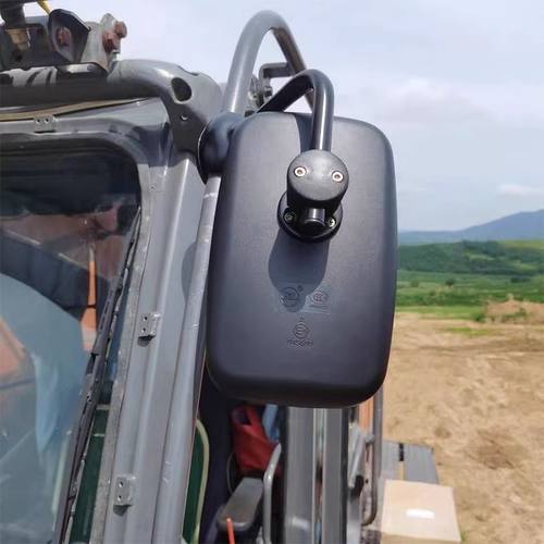 适用挖掘机反光镜小松沃尔沃三一神钢现代卡特斗山临工高清后视镜