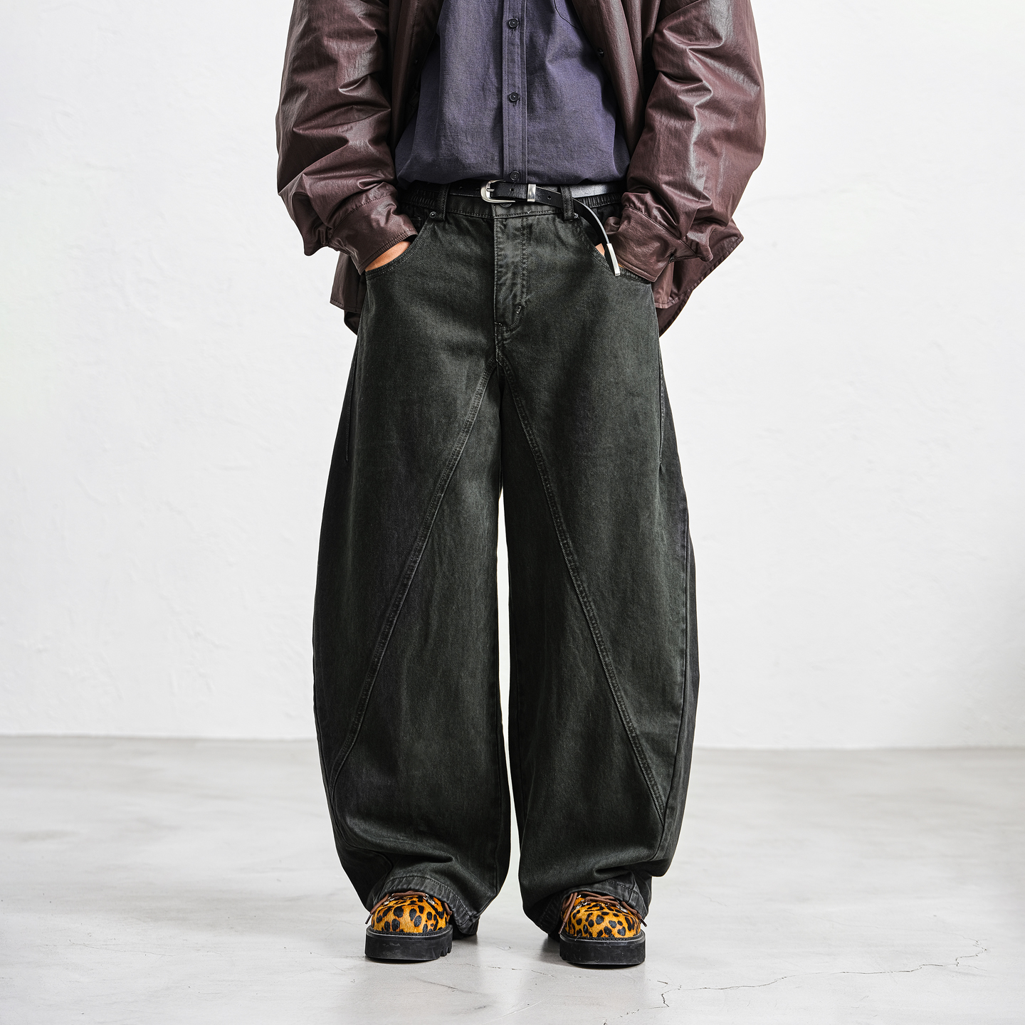 JUPSTUDIO工装加厚磨毛休闲裤男