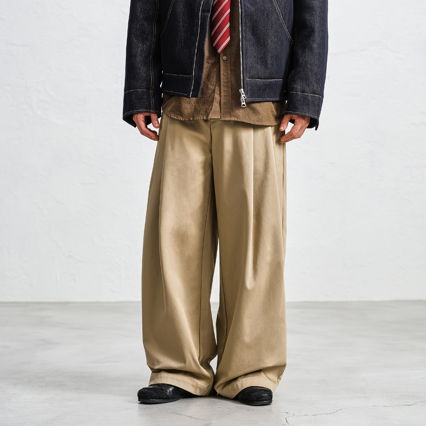 JUPSTUDIO简约百搭纯色休闲裤男