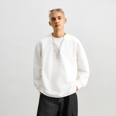 JUPSTUDIO基础款纯棉纯色长袖T恤男秋冬款休闲通勤内搭打底衫上衣