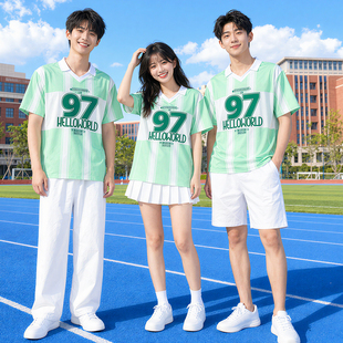 男女同款学院风拉拉操舞台演出班服学生运动会开幕式舞蹈表演服装