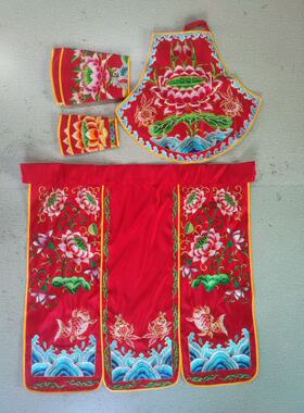 新款莲花跳神袍善才童子哪吒三太子莲花三太子乩童袍服饰