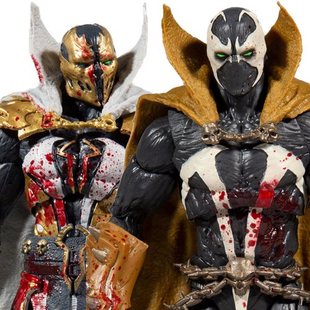 现货 McFarlane 麦克法兰 真人快打人偶手办 血版橙色 煞星再生侠