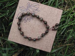 草田原创手工编织草珠子菩提子手链草籽民族风简约包邮热销