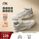 MID休闲鞋 中高帮运动鞋 男鞋 加绒复古黑色板鞋 秋冬新款 李宁月白2