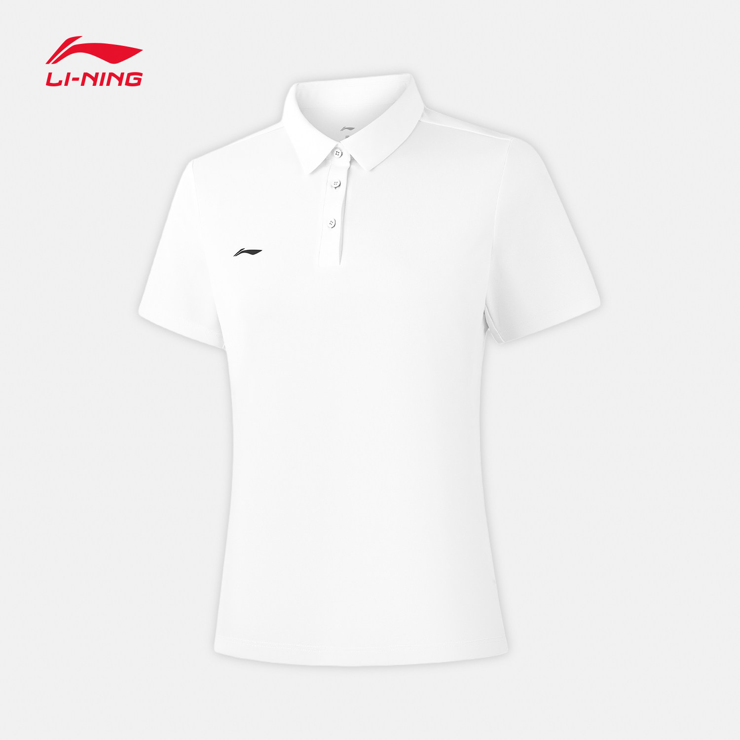 李宁短袖POLO衫女士2026新款健身系列夏季翻领针织运动服