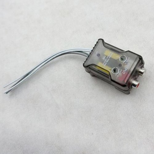 汽车音响二路无源音频高转低车载高频转低频低音炮功放主机转换器