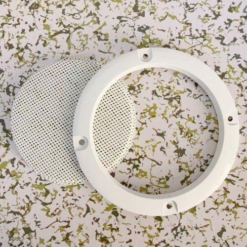 6#白2寸3寸4寸5寸6.5寸8寸10寸12寸音箱喇叭网罩金属铁网天花吸顶