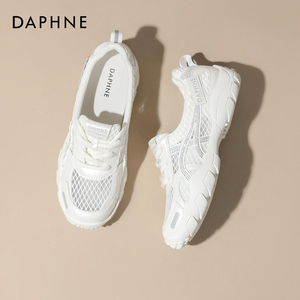 达芙妮网鞋女2026新款夏季薄款网面透气轻便旅游鞋软底休闲运动鞋