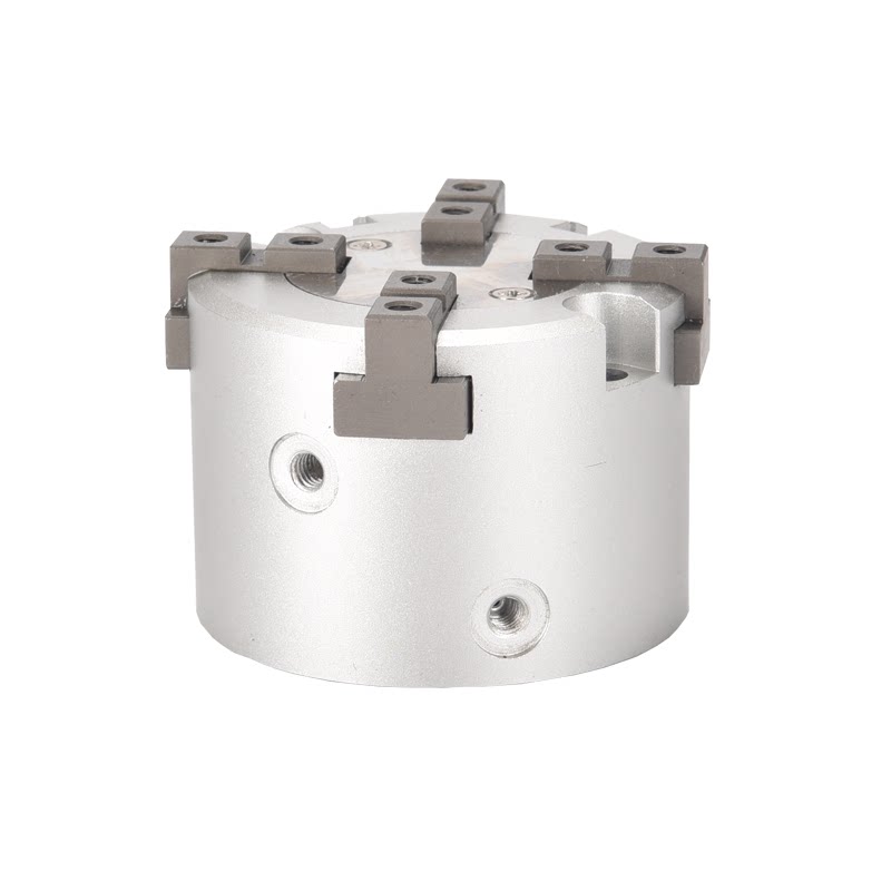 二三四爪气动卡盘手指夹爪气缸mhs2/3/4-16d20d25d32d40d63d