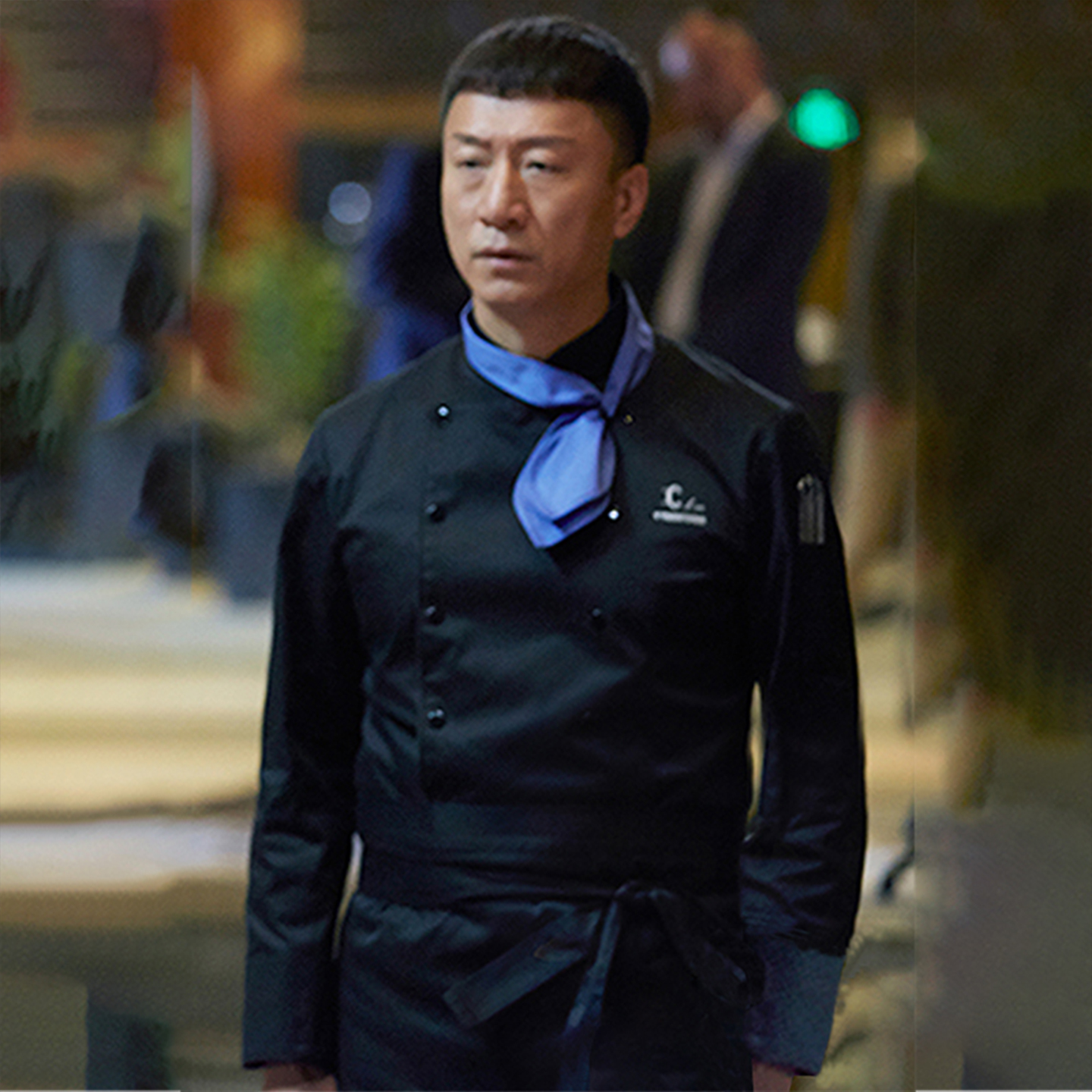 厨师工作服长袖四季套装贵王者