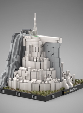 小颗粒积木电子版搭建步骤图纸白城MOC-140900