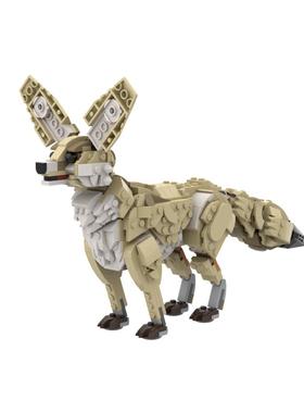 小颗粒积木电子版搭建步骤图纸耳廓狐MOC-180907