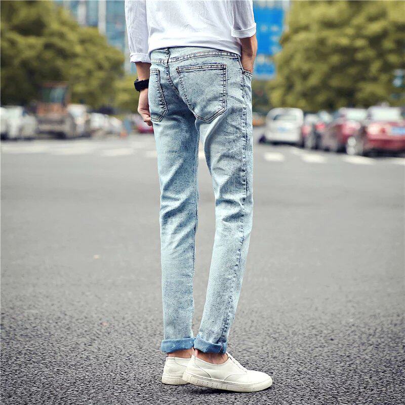 Jeans pour adolescent pieds Slim pour été - Ref 1470520 Image 5