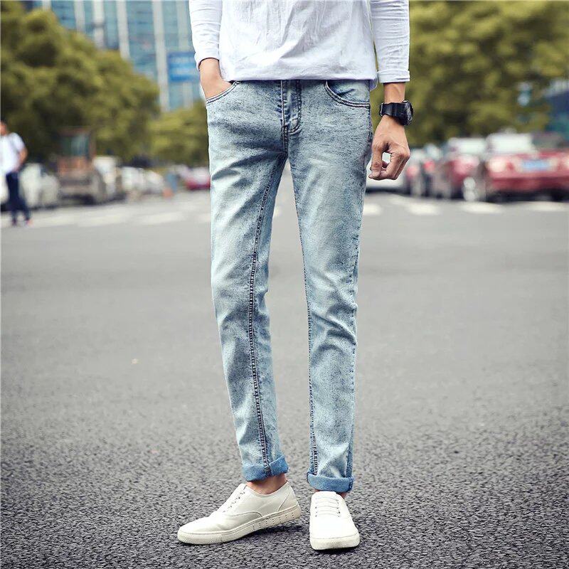 Jeans pour adolescent pieds Slim pour été - Ref 1470520 Image 3