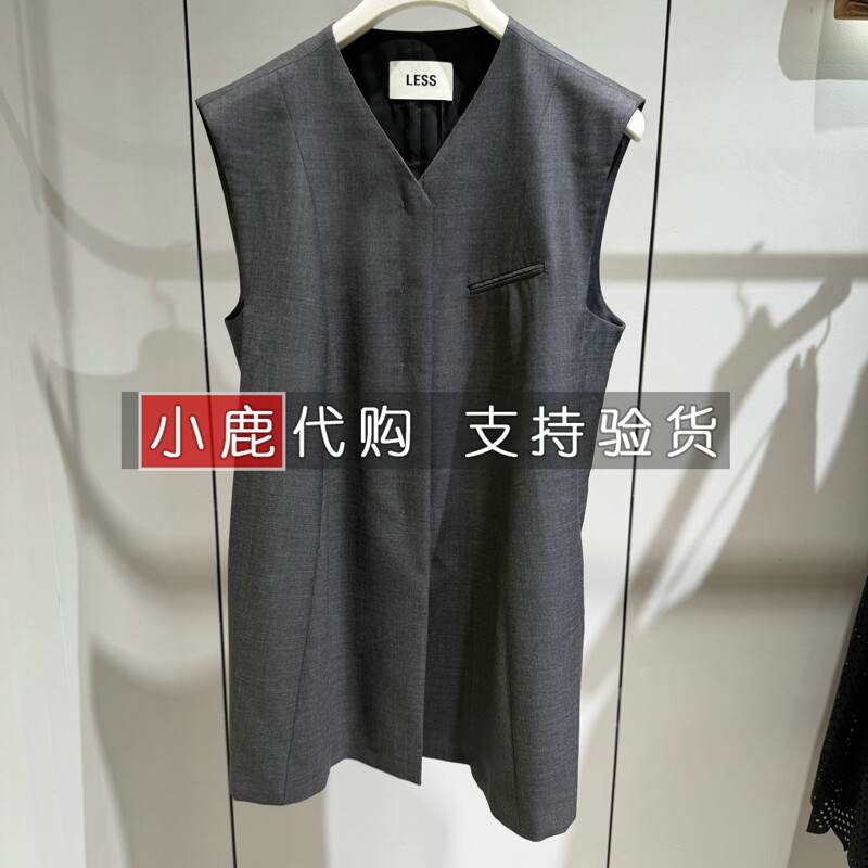 LESS女装专柜正品国内代购2026秋季新款中长款马甲外套 2Q8510130图片