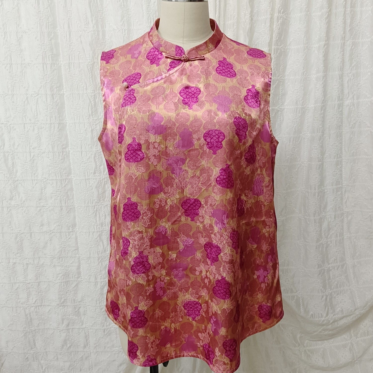 服装定制缝纫加工真丝蚕丝香云纱夏季国风汉服新中式盘扣上衣