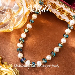 【INS · GG】时尚淡水珍珠简约项链ins小众项链AKX1944