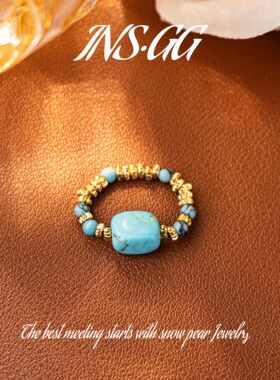 铜合金戒指 【INS · GG】松轻奢设计 LJ349 戒指