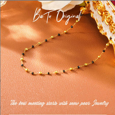 【柏荼】晶   轻奢手工 WX0029 项链·中长