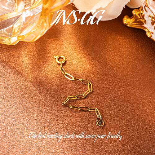 【INS · GG】9cm钛钢延长链 DIY延长链子Y005