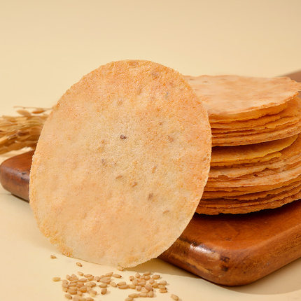 山西特产海玉全麦杂粮薄脆饼健康早餐粮食粗粮小压饼休闲健康零食