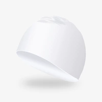 Силиконовая плавательная шляпа-белая (большой)